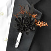 Candy Corn Sola Flower Boutonniere