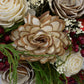 Christmas Floral Arrangement, Rustic Tin Arrangement, Christmas Sola Flowers, Christmas Decor, Christmas Gift, Christmas Arrangement