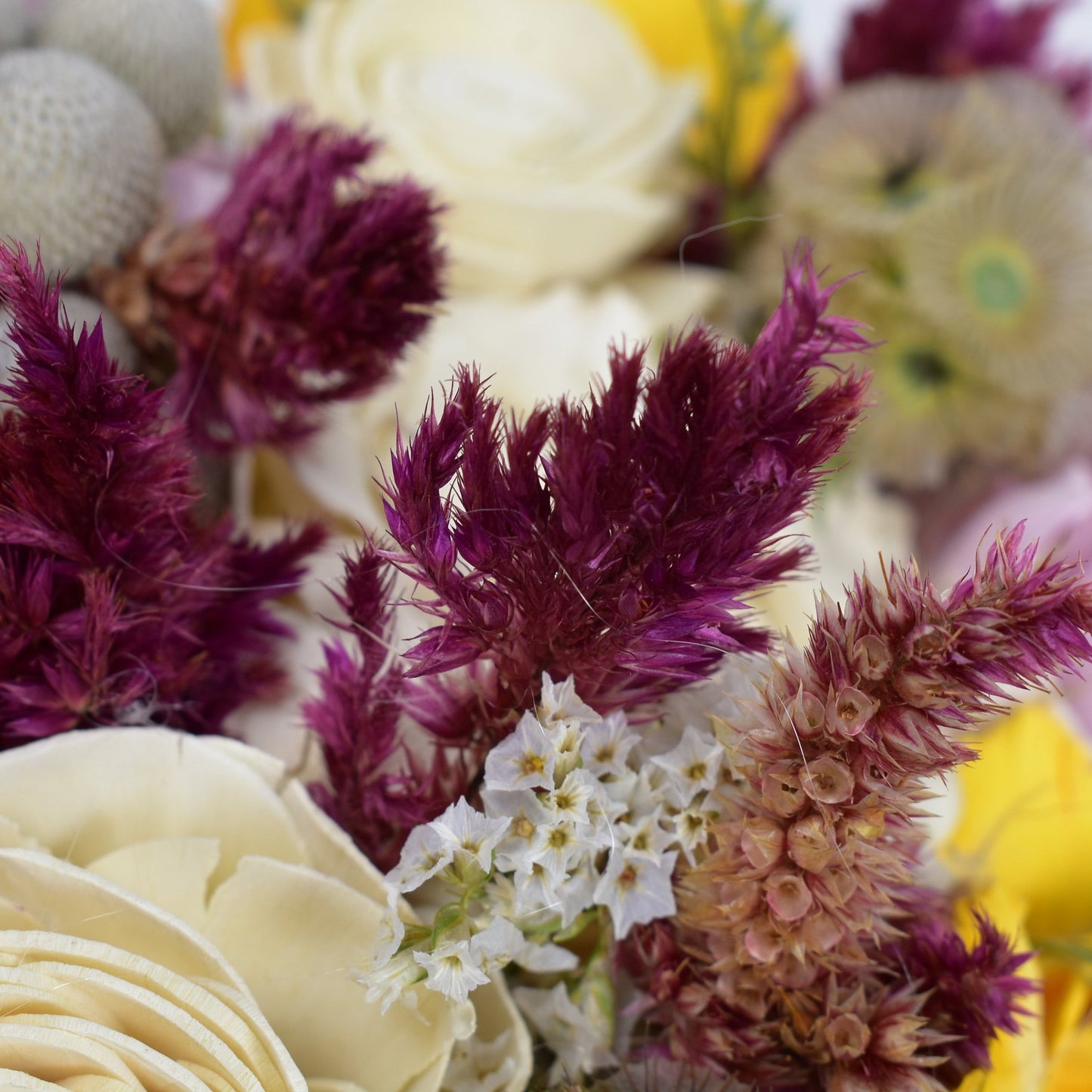 Mojave Sunset Wood Flower Bouquet Collection