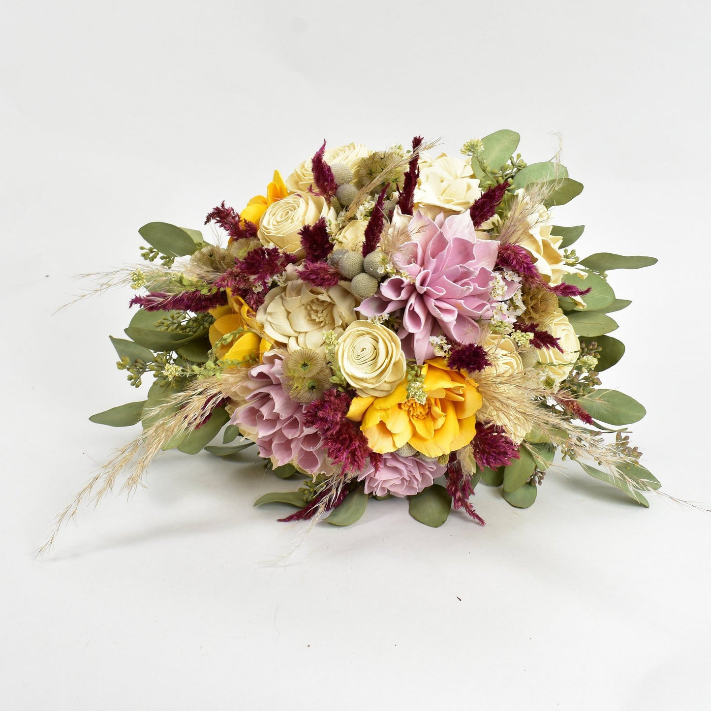 Mojave Sunset Wood Flower Bouquet Collection