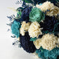 Seaglass Wood Flower Bouquet