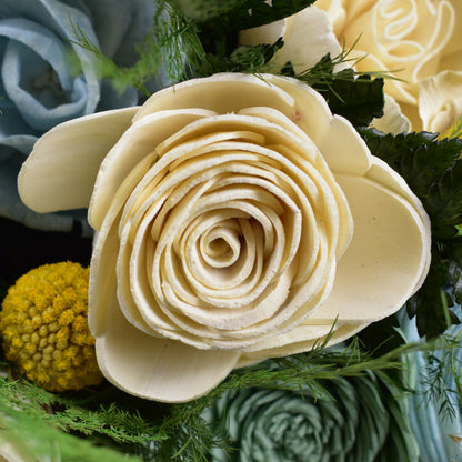 Maui Breeze Wood Flower Bouquet
