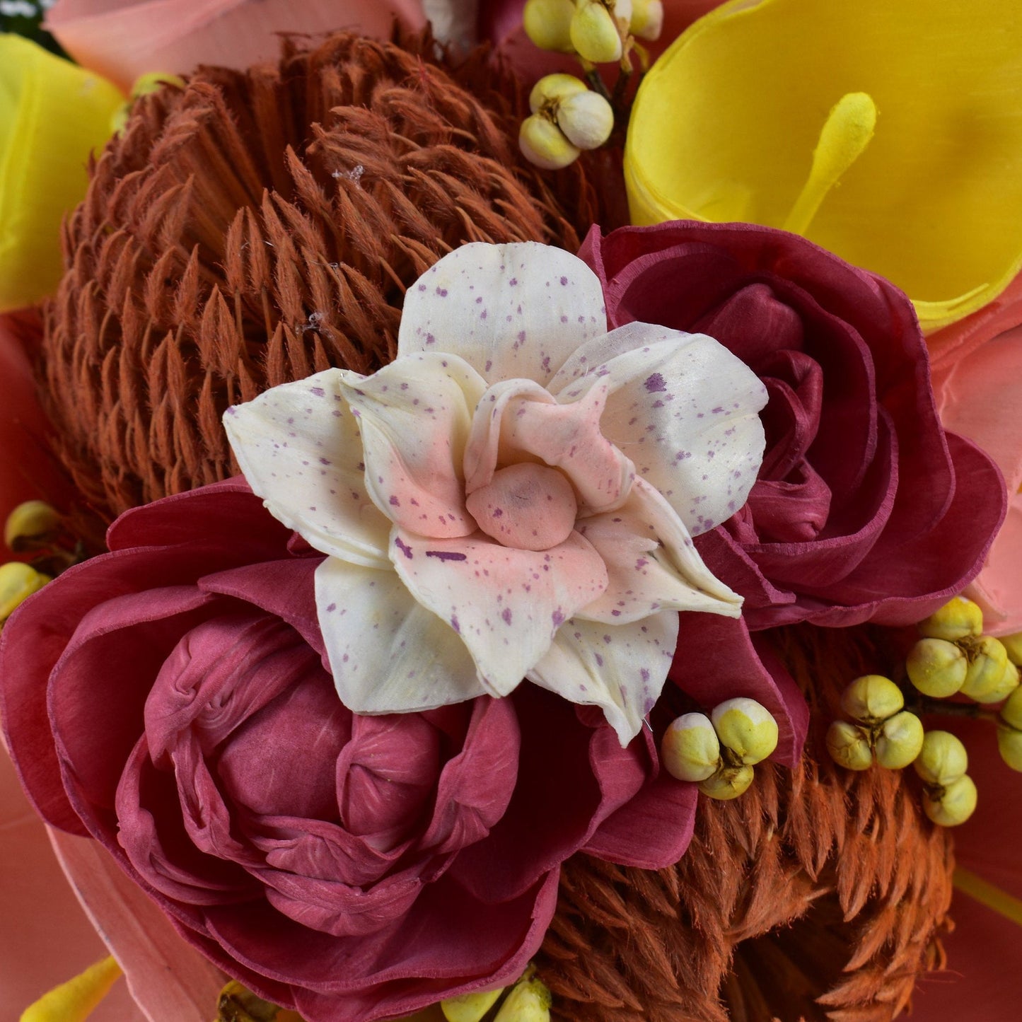 Palm Springs Wood Flower Bouquet