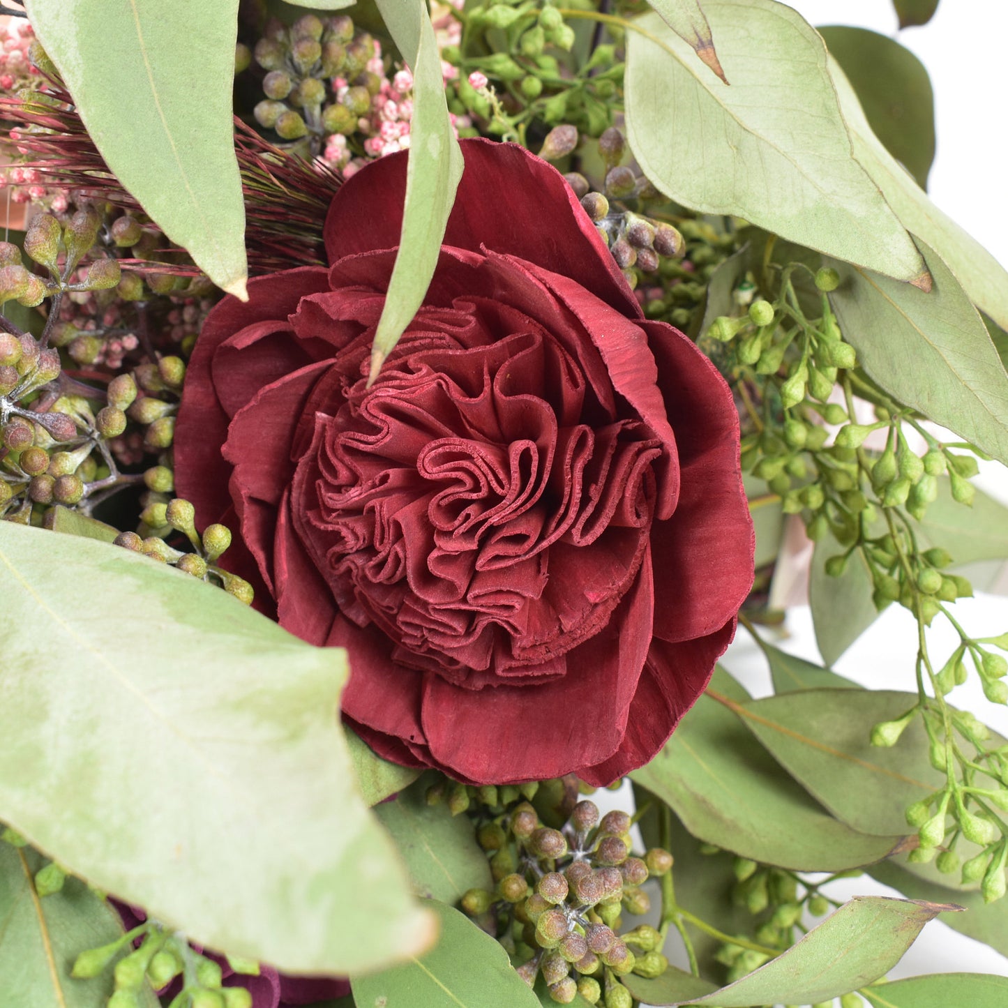 Boho Chic Wood Flower Bouquet