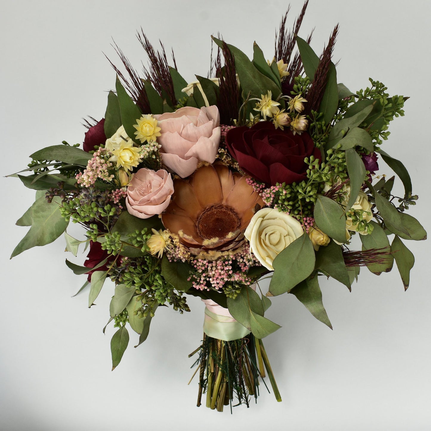 Boho Chic Wood Flower Bouquet