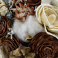 Snowy Mountain Wood Flower Bouquet