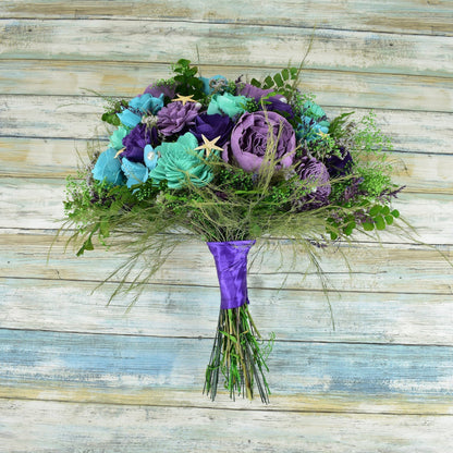 Under the Sea Wood Flower Bouquet
