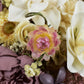 Cinder Rose Wood Flower Bouquet