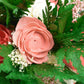 Coral Beach Wood Flower Bouquet