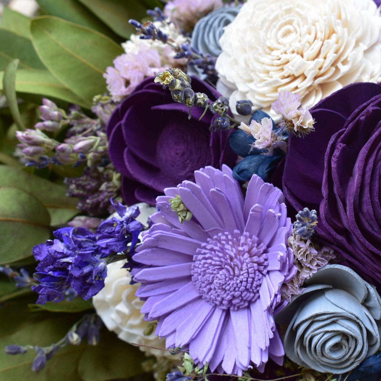 Petite Amour Wood Flower Bouquet