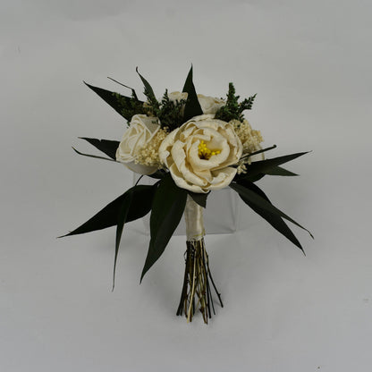 Unforgettable Elopement Wood Flower Bouquet