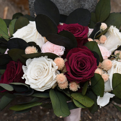 Heritage Rose Preserved Rose Flower Bouquet