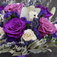 Forget Me Not Real Rose Flower Bouquet