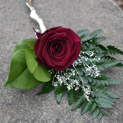 Preserved Rose Flower Single Stem
