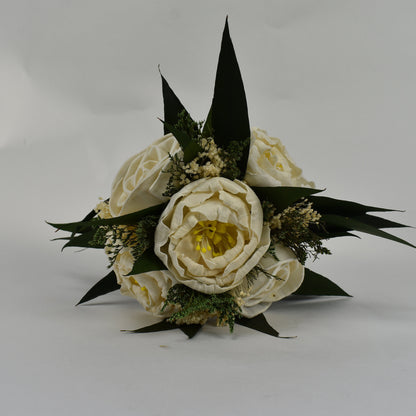 Unforgettable Elopement Wood Flower Bouquet