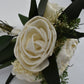 Unforgettable Elopement Wood Flower Bouquet