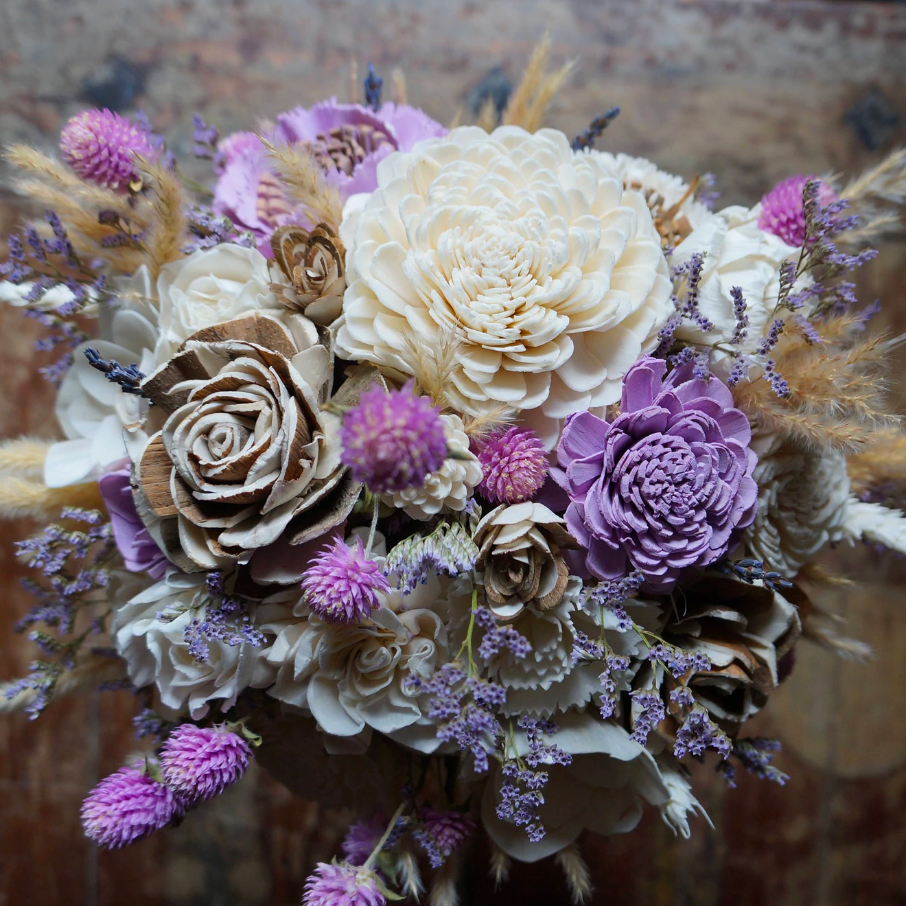 Lavender Dreams Wood Flower Bouquet