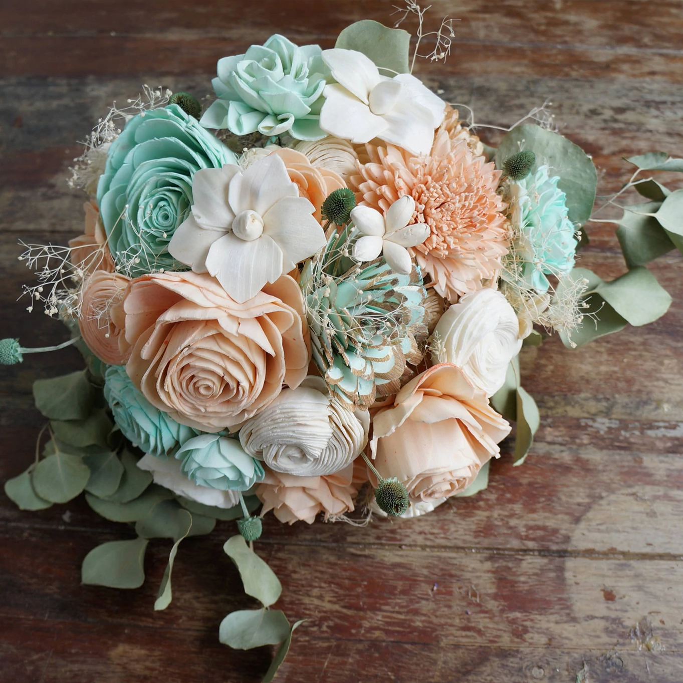 Mint Sorbet Wedding Bouquet