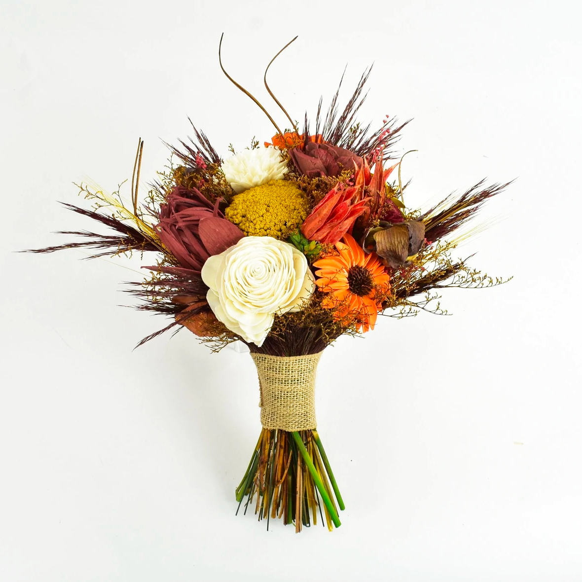 Calico Queen Wood Flower Bouquet Collection