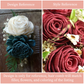 Rustic Rose Wood Flower Bouquet Collection