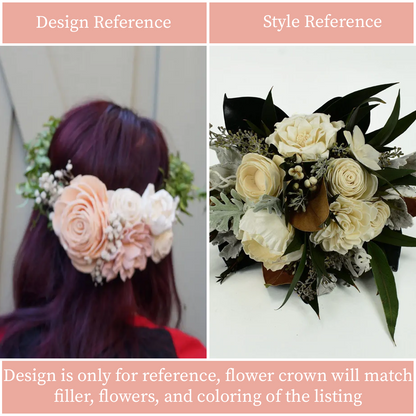 Southern Elegance Wood Flower Bouquet Collection