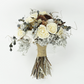 Snowy Mountain Wood Flower Bouquet