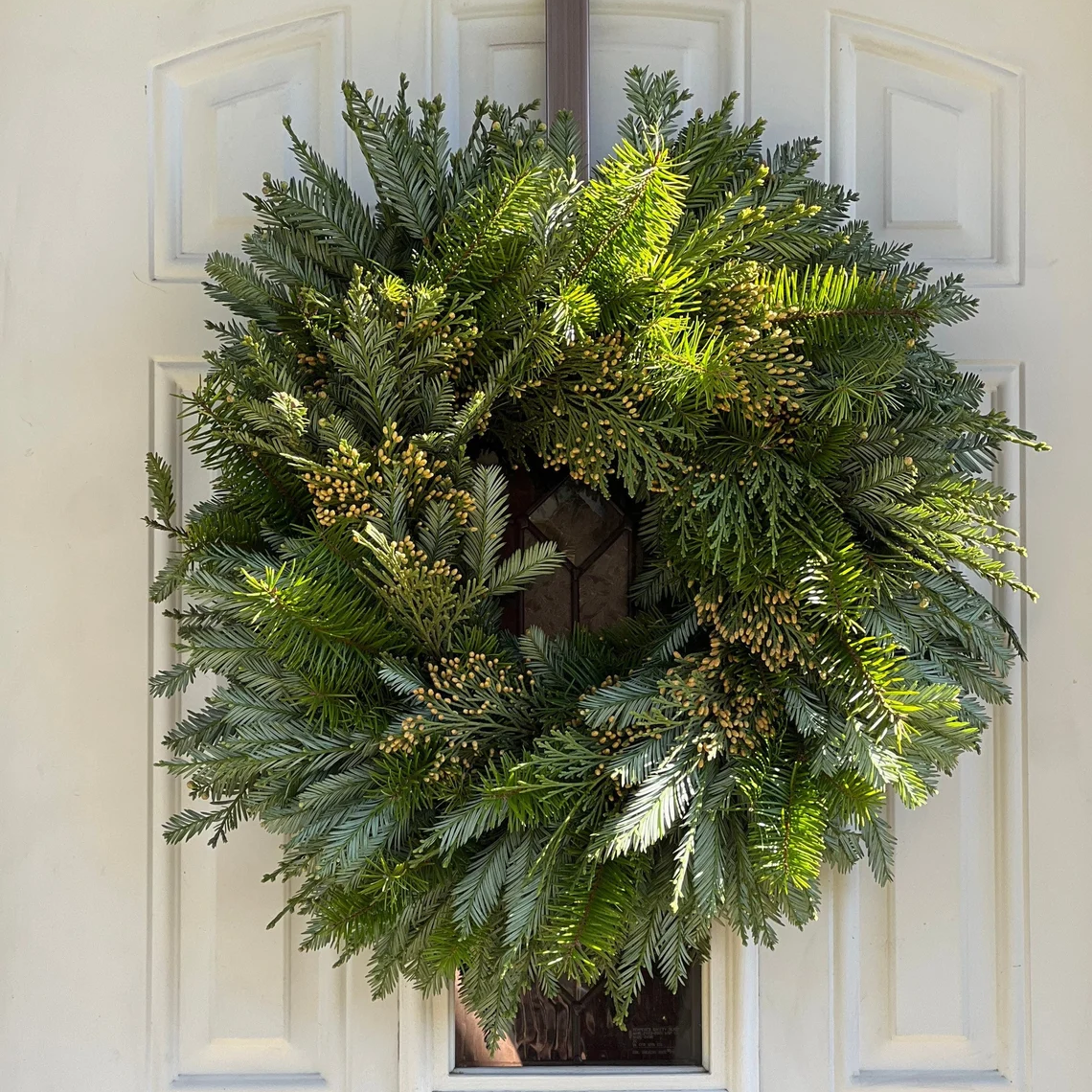 Redwood, Cedar, & Fir Greenery Wreath